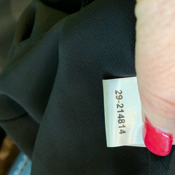 Ann Taylor Loft Black Beaded Blouse (Sz 6 ) - Picture 7 of 9